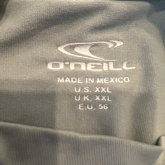 New O’Neill Youth XXL Short Sleeved Mock Neck Surfing Shirt Swim Rash Guard 50+ - Picture 5 of 7